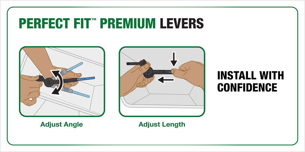Fluidmaster Perfect Fit Toilet Tank Lever Instructions at Irene